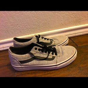 grey and black vans